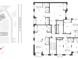 Продается 3-комнатная квартира ЖК СОЮЗ PRIORITY, дом 4, 112.78  м², 18665090 рублей