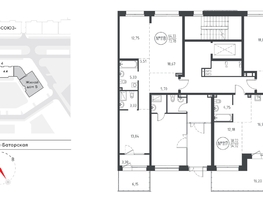 Продается 1-комнатная квартира ЖК СОЮЗ PRIORITY, дом 4, 54.03  м², 9051665 рублей