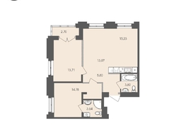 Продается 3-комнатная квартира ЖК Автограф, 73.49 м², 11610877 рублей