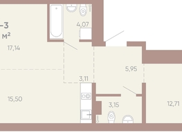 Продается 2-комнатная квартира ЖК Новые горизонты на Советской, д 1, 64.42 м², 9800000 рублей