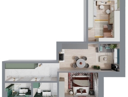Продается 3-комнатная квартира ЖК Стрижи Сити, блок-секции 8,9, 68.1 м², 12326100 рублей