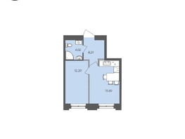 Продается 1-комнатная квартира ЖК Автограф, 36.8 м², 8554806 рублей