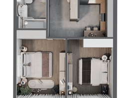 Продается 2-комнатная квартира ЖК Квартал Стрижи, 3 очередь, дом 2, 42.2 м², 9284000 рублей