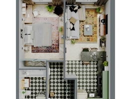 Продается 2-комнатная квартира ЖК Квартал Стрижи, 3 очередь, дом 2, 45.2 м², 9988000 рублей
