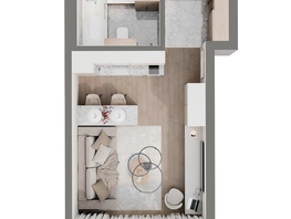 Продается 1-комнатная квартира ЖК Стрижи Сити, блок-секции 6,7, 26.04 м², 6640200 рублей