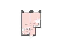 Продается 1-комнатная квартира ЖК Автограф, 36.83 м², 7456506 рублей