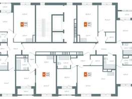 Продается 2-комнатная квартира ЖК Автор, дом 2, 55.38 м², 8627000 рублей