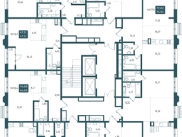 Продается 1-комнатная квартира ЖК Бродский, 1-я очередь, 47.51 м², 8870000 рублей