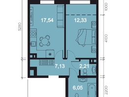 Продается 2-комнатная квартира ЖК RIVERANG (РиверАнг), 48.21 м², 11077501 рублей