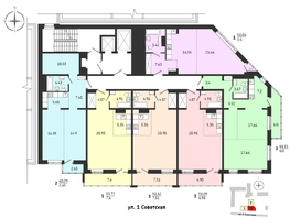 Продается 1-комнатная квартира ЖК Суворов, 51.56 м², 8700000 рублей