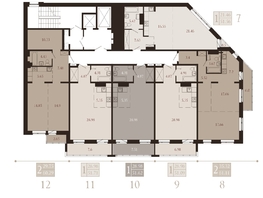 Продается 1-комнатная квартира ЖК Суворов, 51.56  м², 8790000 рублей
