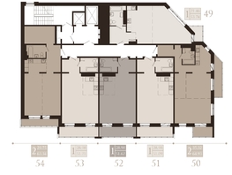 Продается 1-комнатная квартира ЖК Суворов, 51.71  м², 8390000 рублей