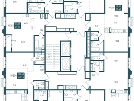 Продается 1-комнатная квартира ЖК Бродский, 1-я очередь, 44.91  м², 10090000 рублей