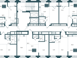 Продается 1-комнатная квартира ЖК Бродский, 1-я очередь, 39.99  м², 9270000 рублей