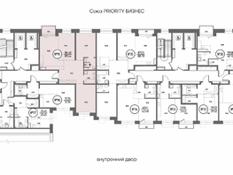 Продается 3-комнатная квартира ЖК СОЮЗ ПРИОРИТИ МАХ, д. 4, 89.44  м², 16546400 рублей