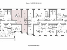 Продается 3-комнатная квартира ЖК СОЮЗ ПРИОРИТИ МАХ, д. 4, 88.32  м², 14838000 рублей