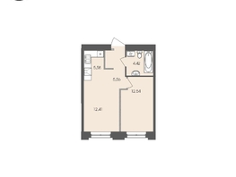 Продается 1-комнатная квартира ЖК Автограф, 40.51 м², 8947513 рублей