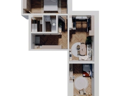 Продается 2-комнатная квартира ЖК Стрижи Сити, блок-секции 6,7, 64.99 м², 11568220 рублей