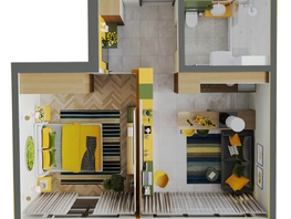 Продается 1-комнатная квартира ЖК Стрижи Сити, блок-секции 6,7, 39.85 м², 9564000 рублей