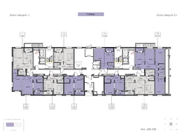 Продается 2-комнатная квартира ЖК Зенит, 3 этап, 60.72  м&sup2;, 8440080 рублей