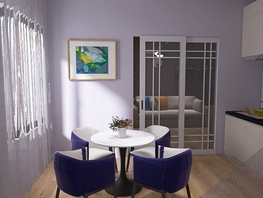 Продается 1-комнатная квартира ЖК Юго-Западный, дом 17, 27.4 м², 5052500 рублей