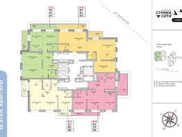 Продается 4-комнатная квартира ЖК Стрижи Сити, блок-секции 6,7, 99.5  м&sup2;, 17412500 рублей