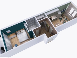 Продается 2-комнатная квартира ЖК Юго-Западный, дом 17, 50.45  м&sup2;, 6812335 рублей