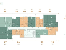 Продается 2-комнатная квартира ЖК Фамилия, дом 1, 79.91  м&sup2;, 13185150 рублей