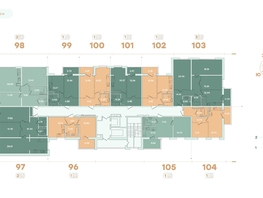 Продается 2-комнатная квартира ЖК Фамилия, дом 2, 79.91  м&sup2;, 13185150 рублей