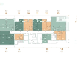 Продается 1-комнатная квартира ЖК Фамилия, дом 2, 29.02  м&sup2;, 6384400 рублей