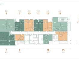 Продается 1-комнатная квартира ЖК Фамилия, дом 1, 29.02  м&sup2;, 6384400 рублей