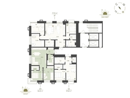 Продается 2-комнатная квартира ЖК Верба, 56.2  м&sup2;, 13510480 рублей