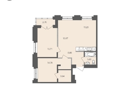 Продается 3-комнатная квартира ЖК Автограф, 73.49  м&sup2;, 12659139 рублей