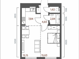 Продается 2-комнатная квартира ЖК Салют, 47.91  м&sup2;, 10312627 рублей