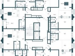 Продается 3-комнатная квартира ЖК Бродский, 1-я очередь, 75.49  м&sup2;, 14187000 рублей