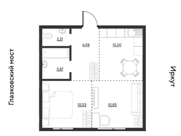 Продается 2-комнатная квартира ЖК Затон, блок-секция 3, 44.24  м&sup2;, 7211120 рублей
