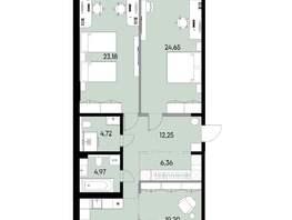 Продается 3-комнатная квартира ЖК ВЕКТОР премиум-квартал, дом 1, 110.31  м&sup2;, 30359000 рублей