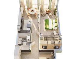 Продается 1-комнатная квартира ЖК Звезды, дом 1, 64.39  м&sup2;, 18180000 рублей