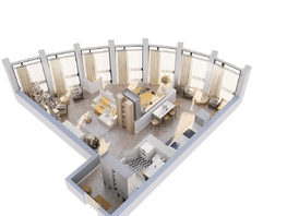 Продается 2-комнатная квартира ЖК Звезды, дом 2, 63.59  м&sup2;, 18959000 рублей