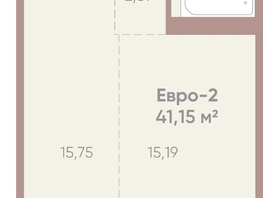 Продается 1-комнатная квартира ЖК Новые горизонты на Советской, д 1, 41.15  м&sup2;, 7600000 рублей