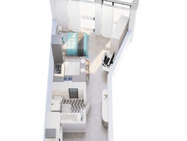 Продается 1-комнатная квартира ЖК Звезды, дом 3, 26.5  м&sup2;, 10749000 рублей