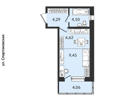Продается 1-комнатная квартира ЖК Источник, дом 4, 32.3  м&sup2;, 6488480 рублей