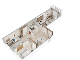 Продается 2-комнатная квартира  ЖиВой комплекс на Кузьмихе, 79.2  м&sup2;, 11300000 рублей