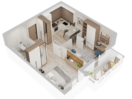 Продается 1-комнатная квартира  ЖиВой комплекс на Кузьмихе, 44.61  м&sup2;, 7000000 рублей