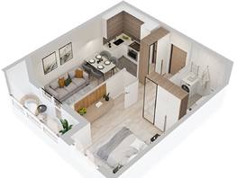 Продается 1-комнатная квартира  ЖиВой комплекс на Кузьмихе, 39.27  м&sup2;, 7800000 рублей