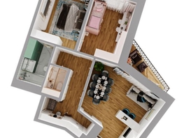 Продается 2-комнатная квартира ЖК Квартал Стрижи, 2 очередь, 79.7  м&sup2;, 11158000 рублей