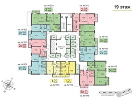 Продается 2-комнатная квартира ЖК Планета, корпус 2, 54.3  м², 7501590 рублей