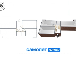 Продается 2-комнатная квартира Шахтеров (Гравелит) тер, 55.3  м², 6690000 рублей