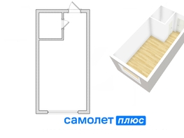 Продается 1-комнатная квартира Ворошилова ул, 17  м², 1980000 рублей