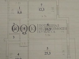 Продается 3-комнатная квартира Авроры ул, 81.9  м², 9100000 рублей